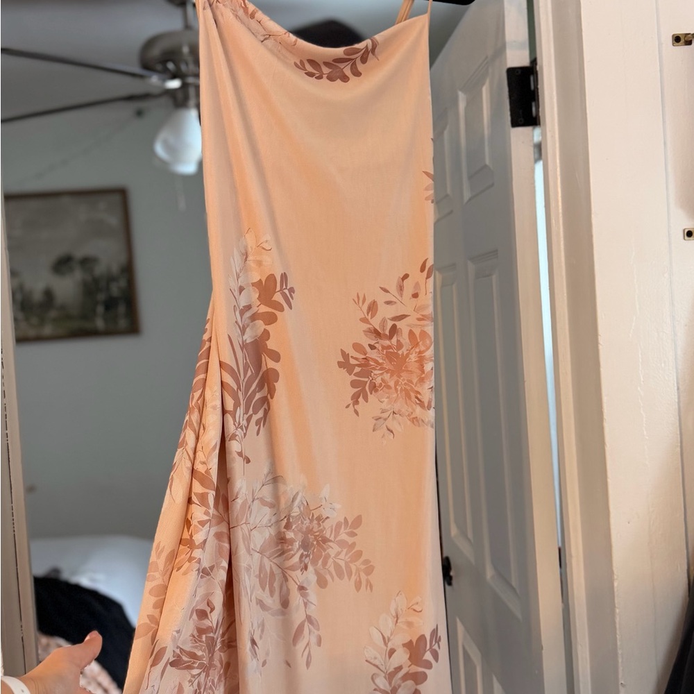 Floral Peach Women's Skirt